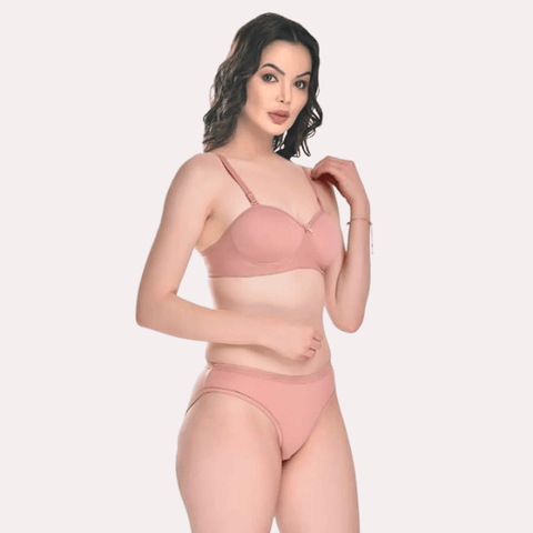 Padded Cotton Bra Panty Set for a Sexy You - Purely Femme