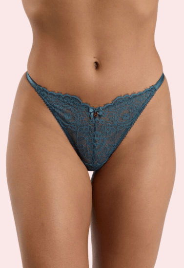 French Daina Premium Lace String in Elegant Gift Box - Purely Femme