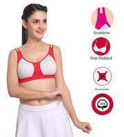 "Non" padded medium impact Sports bra ( 2 Pack ).