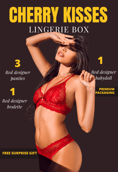 Cherry Kisses Red Lingerie Box - Purely Femme