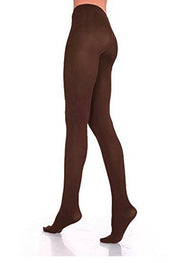 Purely Femme (Legacy Legwear) Microfiber Control Top Brown Tights - Purely Femme