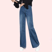 Women's Classic High Waist Wide Leg Jeans - Purely Femme