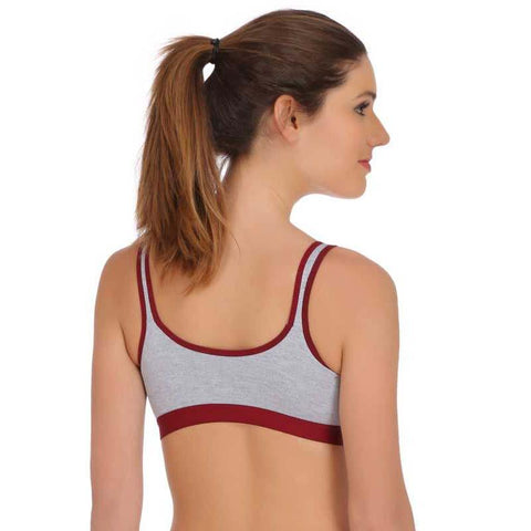 Medium Impact non padded sports bra pack of 3 - Purely Femme