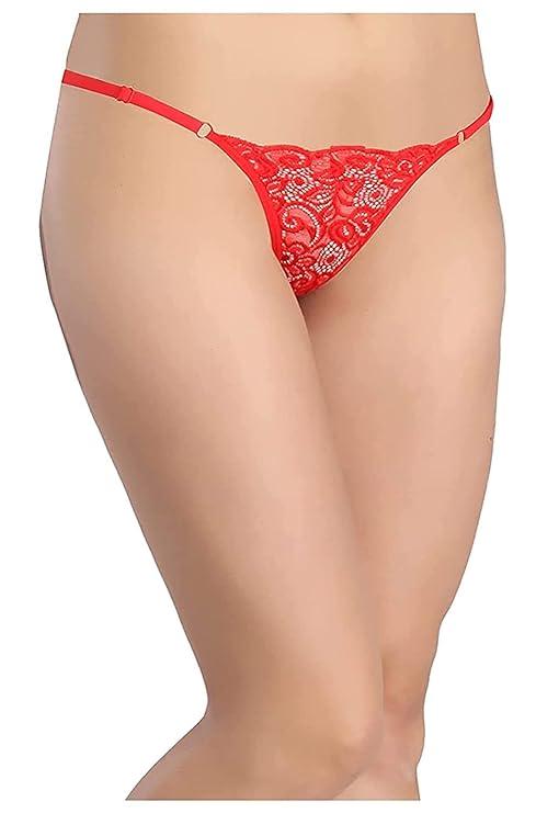 Women's Lace G-String Set - Pack of 4 - Purely Femme