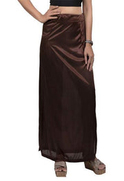 Ladies' Glossy silk Ethnic Slip - Purely Femme