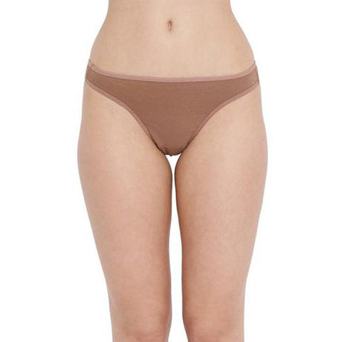 Purely Femme Soft & Smooth Cotton Thong Panty - Purely Femme