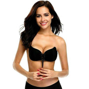 "Solid" Non-Wired Padded Stick-On Push-Up Bra.