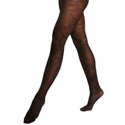 Ladies Off Black Lace Pantyhose - Purely Femme