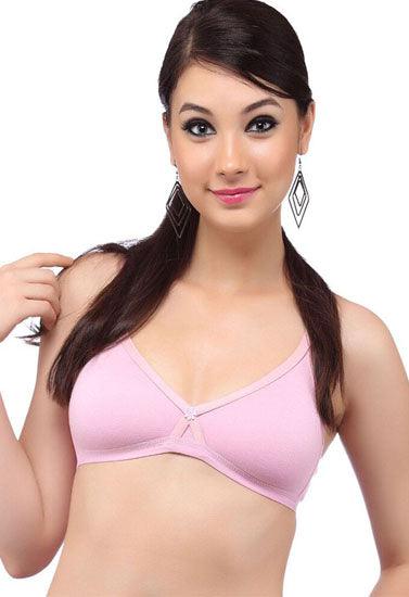 "Pink" Full Coverage Lightly Lined Every Day Bra.