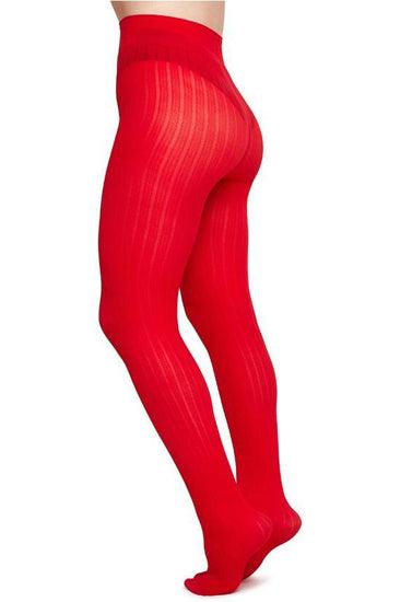 Sharp Red Control Top tights - Purely Femme