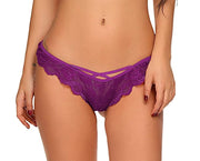 Women's Floral Lace Sexy Thong Panty - Purely Femme