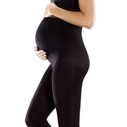 Purely Femme (AMBRA) baby bump black tall 15 denier women pantyhose pack of 2 - Purely Femme