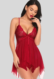 Mini Baby Doll Nightwear for Sultry Seduction - Purely Femme