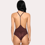 "Purely Femme" Chic and Comfy Sheer Nightwear Bodysuit