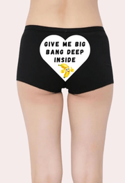 Custom Naughty Quotes Panty for Intimate Moments - Purely Femme