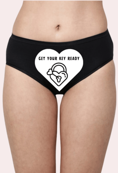 Unlock Your Desires Custom Text Panty - Purely Femme