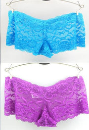 Smart & Sexy Pack Of 2 Mixed Lace Boyshorts - Purely Femme