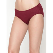 Comfy Purely Femme Women's Best Fitting Plus Size Maroon Cotton Panties(Pkt of 2) - Purely Femme