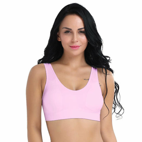 5 pack medium impact Comfort Sports Bras - Purely Femme