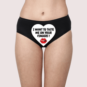 Customized Temptation Panty - A Secret Message - Purely Femme