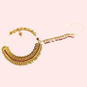 Elegant Gold-Plated Garhwali Nath – Big Size Tradition - Purely Femme