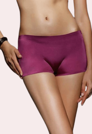 Women's Seamless Ice Silk Boyshorts Panties (4pcs) - Purely Femme