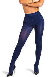 Women's Navy Blue Pantyhose Stockings - Purely Femme