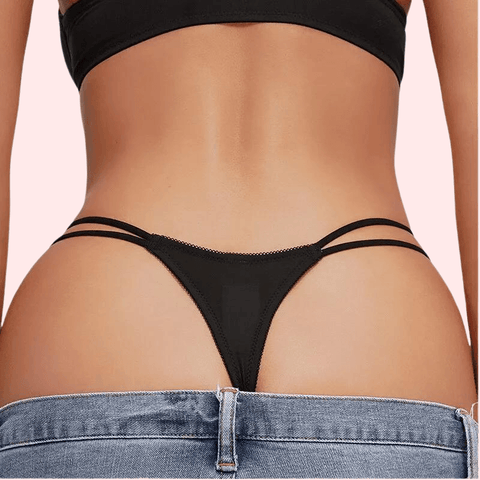 French Daina Luxury Silk Panties Cheeky Bow Gift Box - Purely Femme