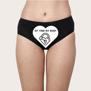 Unlock Your Desires Custom Text Panty - Purely Femme