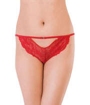 Beautiful Lace Red Women's Cheekies ( Pack of 1 ) - Purely Femme