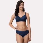 Purely Femme Classic Cotton Sexy Bra & Panty Set - Purely Femme