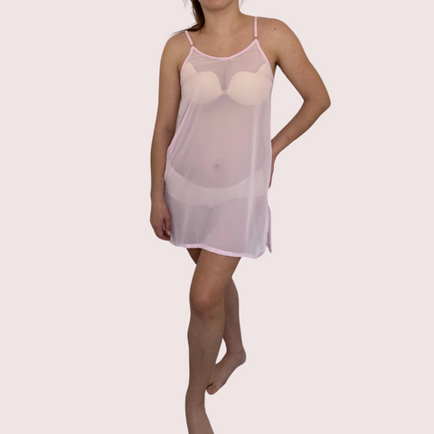 High Street Fully See-Through Mesh Babydoll Nightwear