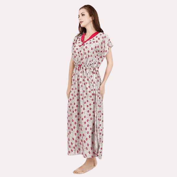 Luxurious Satin Maxi Sleepwear for Women - Purely Femme