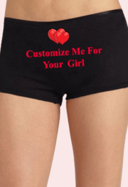 Purely Femme Cozy Waistband Boyshort- Customize For Your Girl - Purely Femme