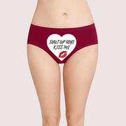 Shut Up and Kiss Me Custom Panty for Her - Purely Femme