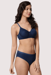 Purely Femme Classic Cotton Sexy Bra & Panty Set - Purely Femme