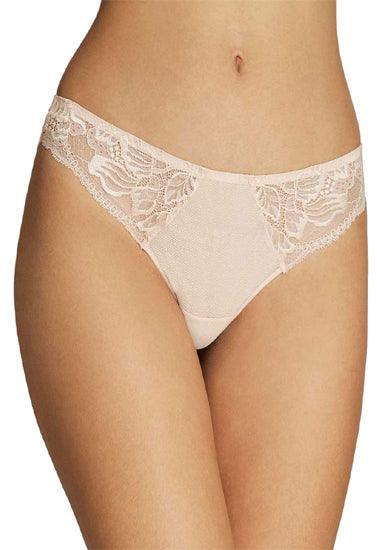 “LOVE” Ultra Sexy Lace Mesh Tanga Thong Panty Underwear - Purely Femme