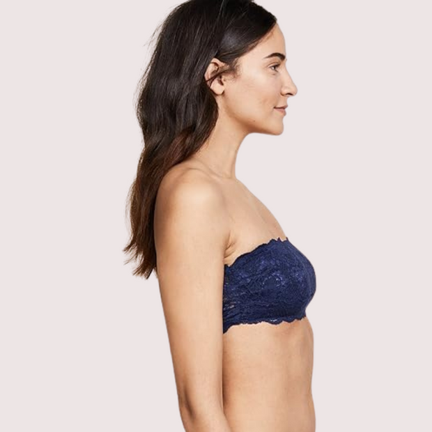 Sexy Tube Bandeau Bra Top in Striking Cobalt