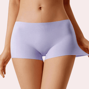 Women's Seamless Ice Silk Boyshorts Panties (4pcs) - Purely Femme