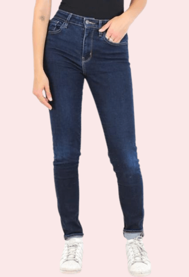 Elegant Women's Skinny Fit Slim Denim Pants - Purely Femme