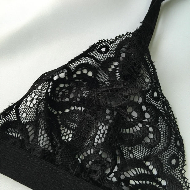 French Style Sexy Lace Wireless Bralette - Purely Femme