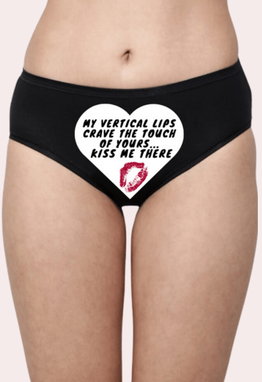 Take the Hint Kiss Me Naughty Panty - Purely Femme