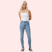 Women's Perfect Curve High Waist Skinny Jeans - Purely Femme