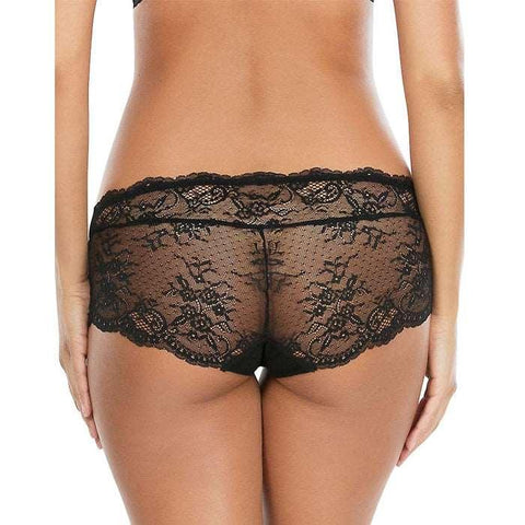 2 Pack Black & White Lace Hipster - Purely Femme