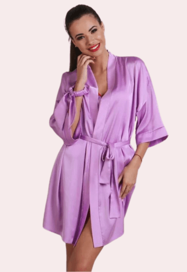 Silken Charm, Wrapped in Women's Seduction Robe - Purely Femme