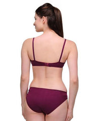 "Elegant" Solid Color Bra Sets ( Pk of 3).