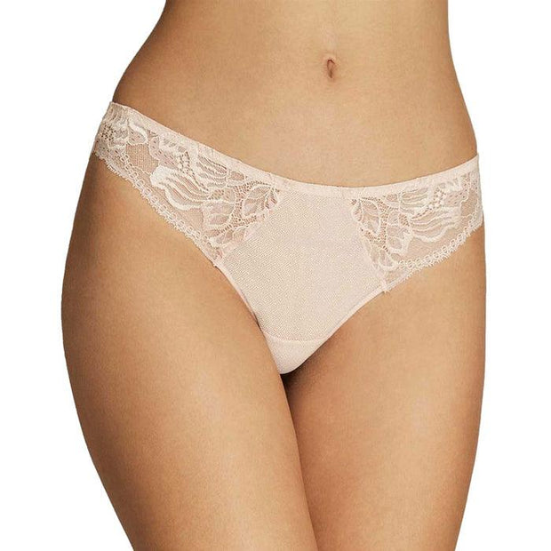 “LOVE” Ultra Sexy Lace Mesh Tanga Thong Panty Underwear - Purely Femme