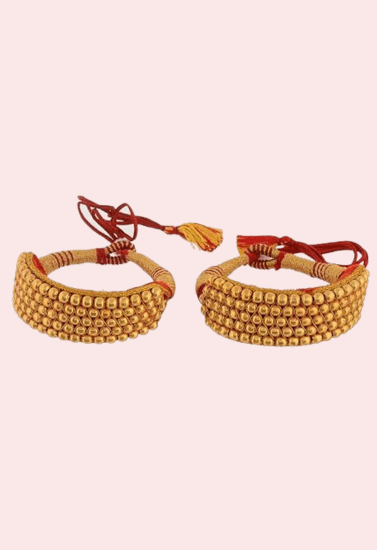 Traditional Gold Plated Garhwali Punchi Set - Purely Femme