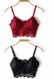 2 pack luxury lace padded bralette - Purely Femme