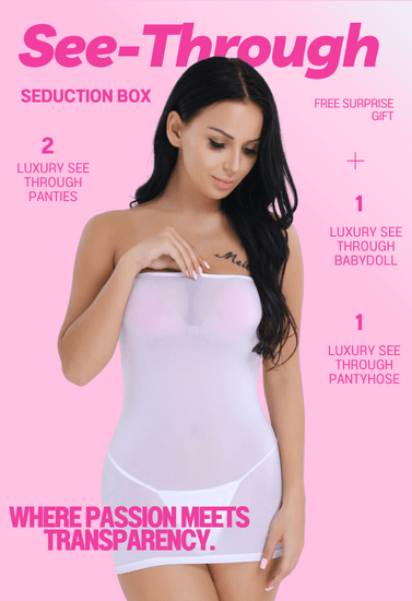 See-Through Seduction Lingerie Gift Box - Purely Femme